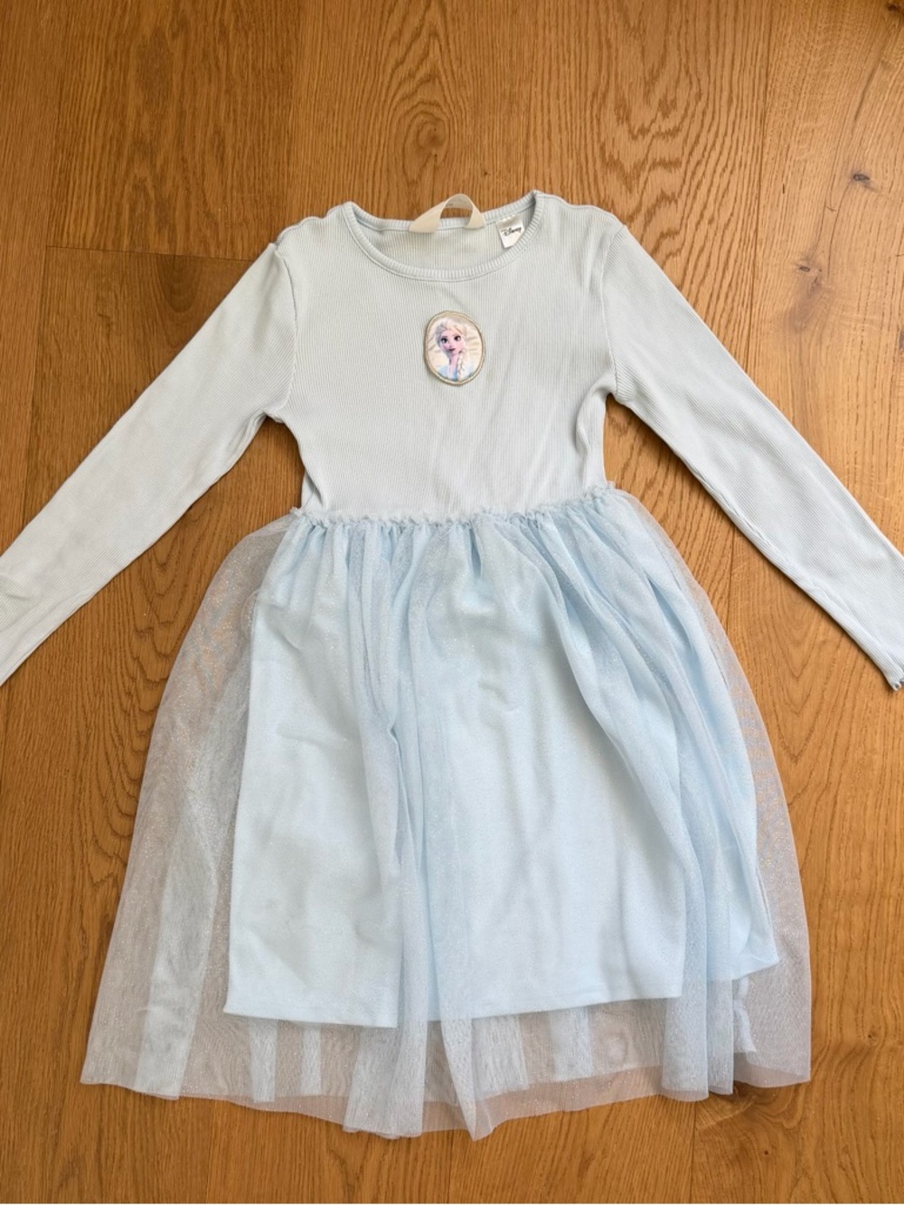 H&M Light Blue Frozen Princess Tulle Dress
